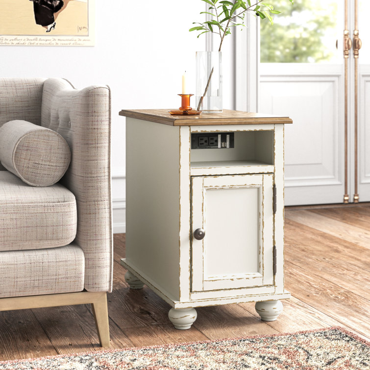 Kelly Clarkson Home Hayley 23'' Tall End Table and BuiltIn Outlets